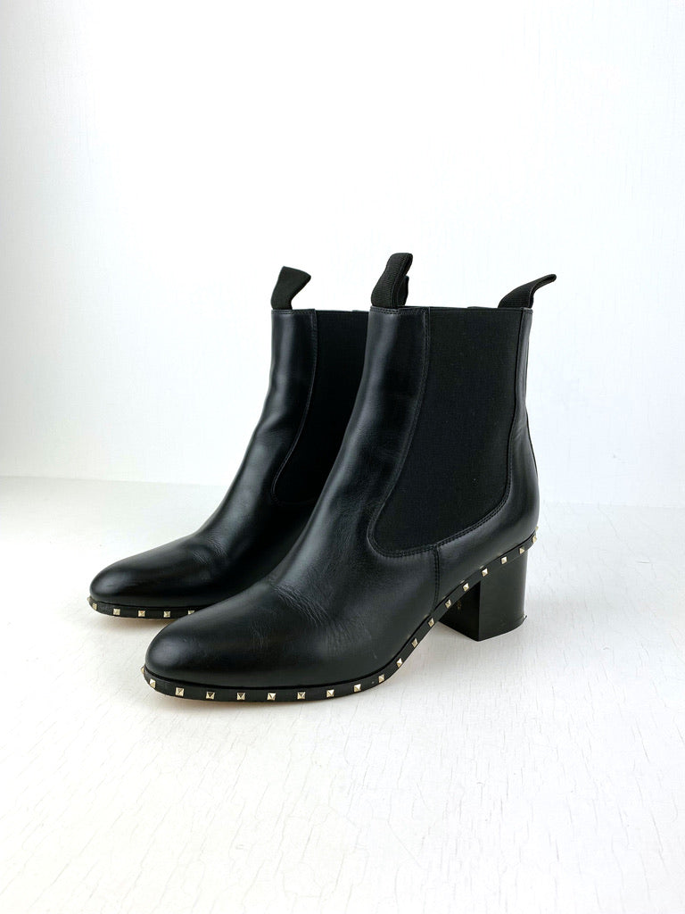 Valentino Støvler sorte - Str 39 - (Nypris 7.500 kr)