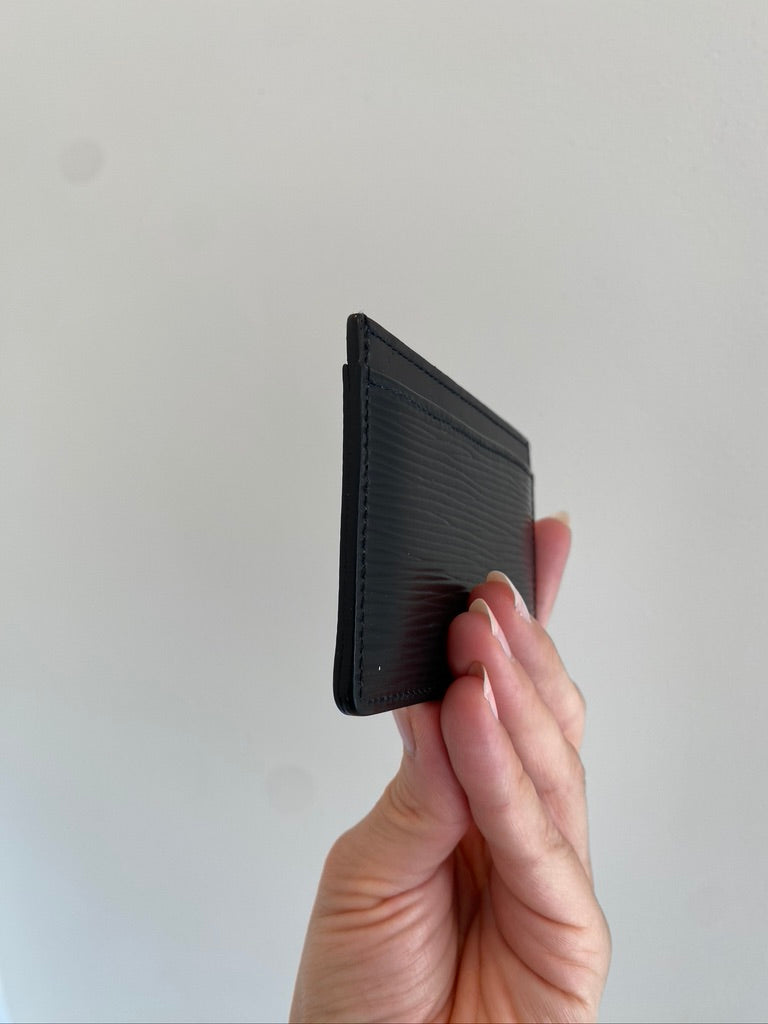 Louis Vuitton Epi Kortholder - Sort