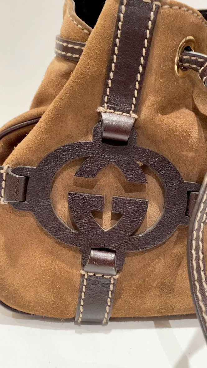 Gucci Håndtaske  i Ruskind
