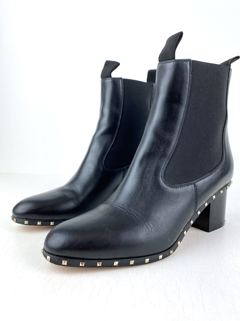 Valentino Støvler sorte - Str 39 - (Nypris 7.500 kr)
