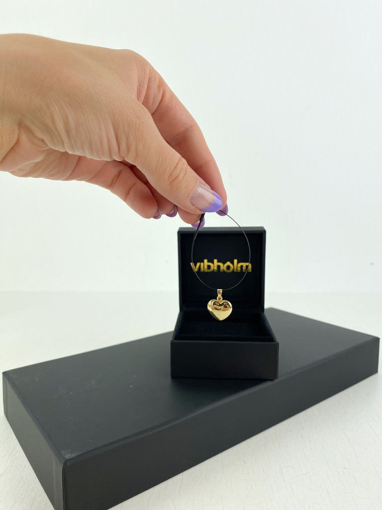 Vibholm 14 Karat Guldhjerte Vedhæng