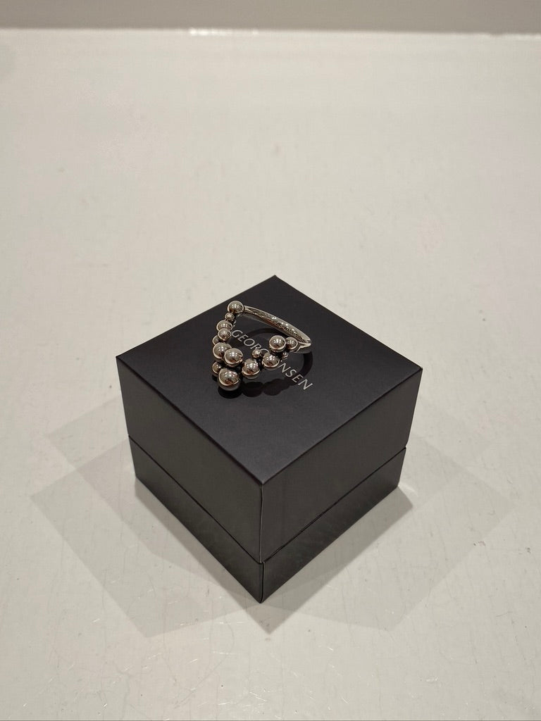Georg Jensen Moonlight Grapes - Sølvring str 57 - (Nypris ca 2.200 kr)
