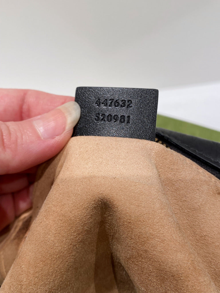 Gucci Marmont Small Matelassé Taske - Sort - (Nypris 13.300 kr)