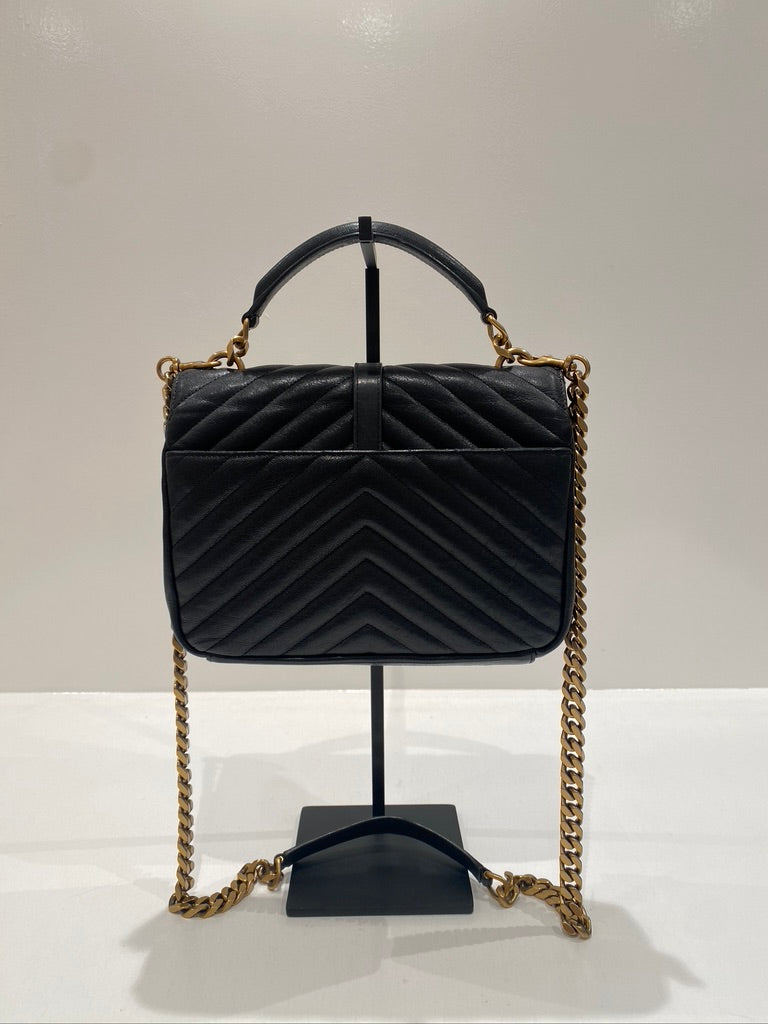 Saint Laurent Medium College Bag - Sort. (Nypris ca 16.000 kr)