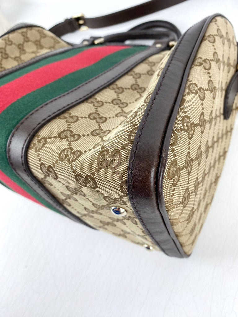 Gucci Monogram Boston Bag/Taske