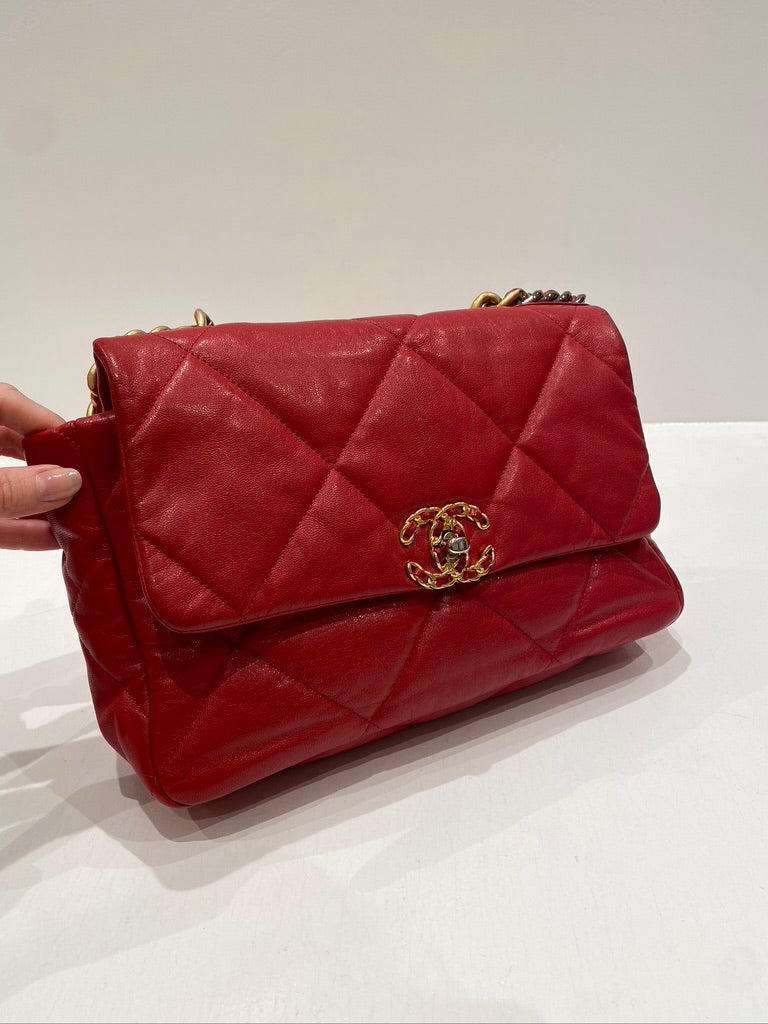 Chanel 19 Large Handbag/Crossbody Taske - (Nypris 52.000 kr)