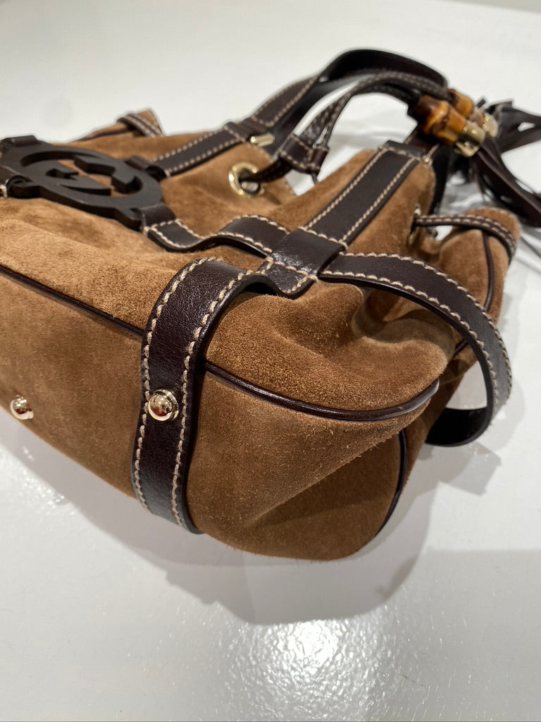 Gucci Håndtaske  i Ruskind