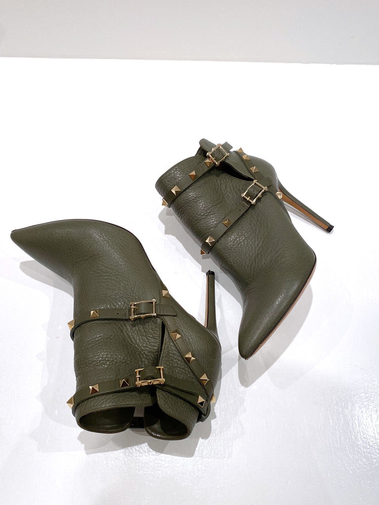 Valentino Ankle Boots/Støvler - Str 38,5 - (Nypris ca 8.500 kr)