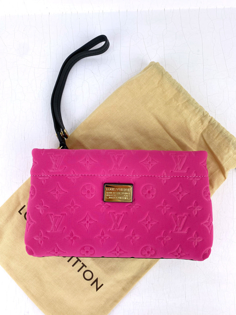 Louis Vuitton Pink Clutch - Scuba Pochette