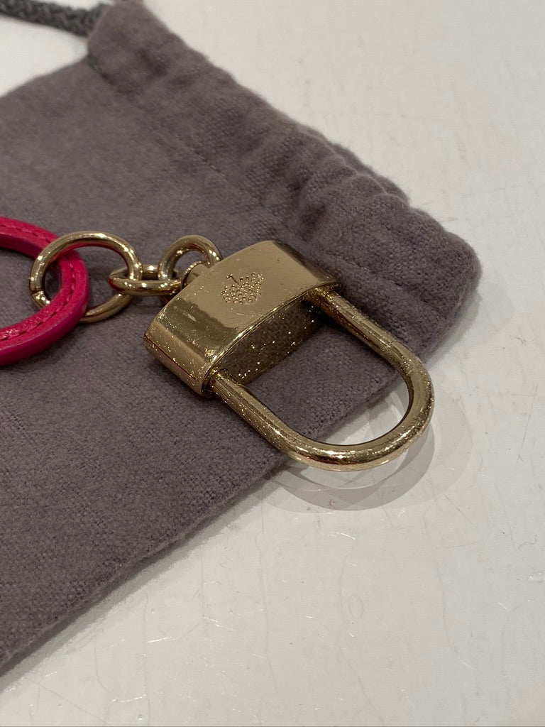Mulberry Taskesmykke/ Nøglering - Pink