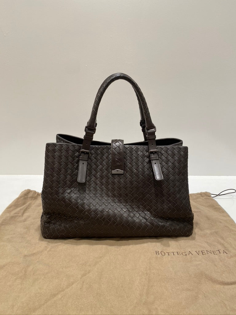 Bottega Veneta Roma Bag - Mørkebrun