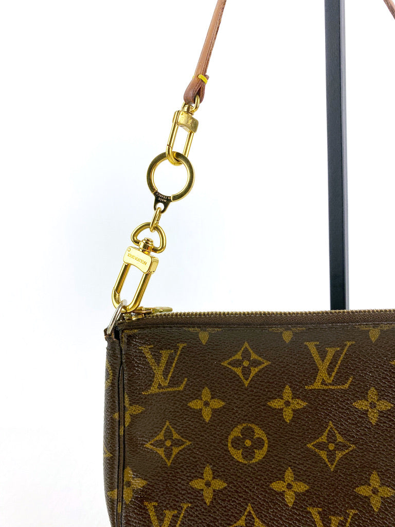 Louis Vuitton Nøglering/Taskeforlænger - Guldfarvet