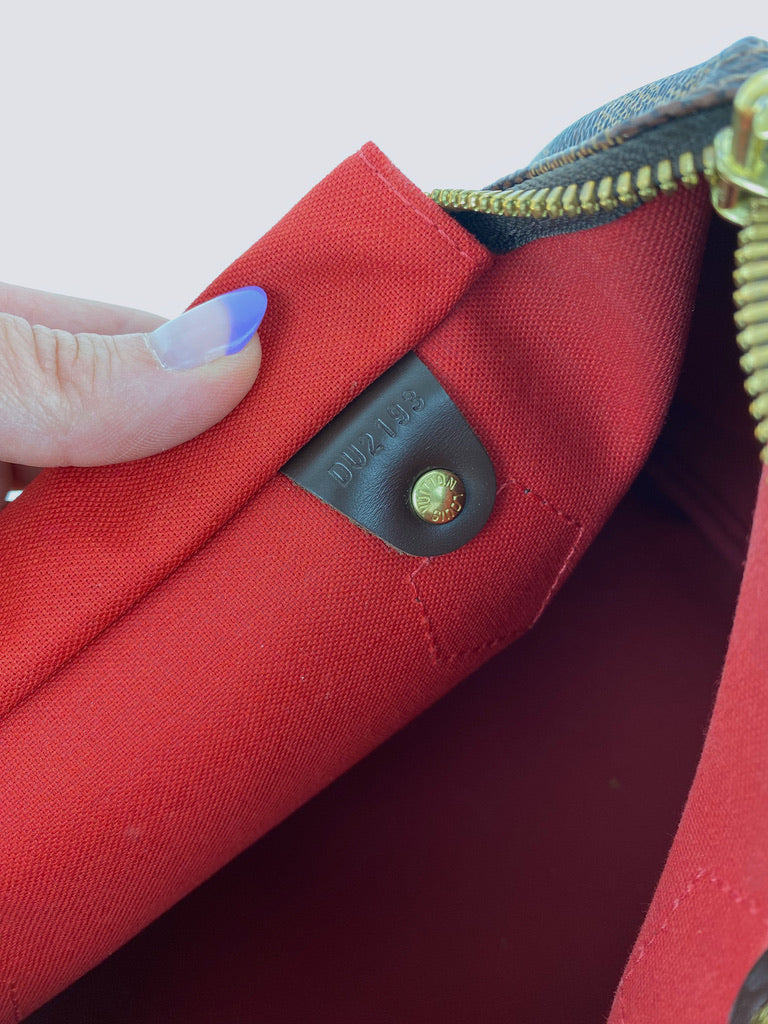Louis Vuitton Speedy Bandouliére 30 Damier Taske - (Nypris 12.400 kr)