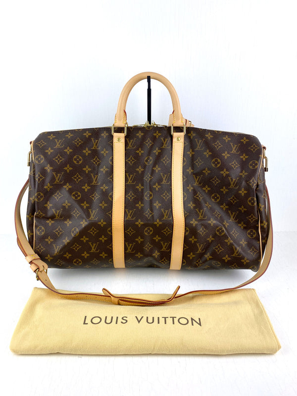 Louis Vuitton Keepal Bandouliere 50 Monogram Canvas Bag - (Nypris 16.700 kr)