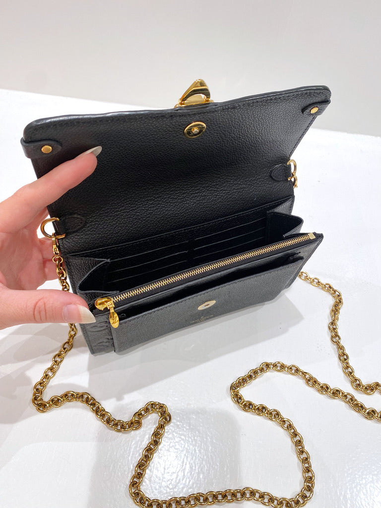 Louis Vuitton Vavin Wallet On Chain - Noir