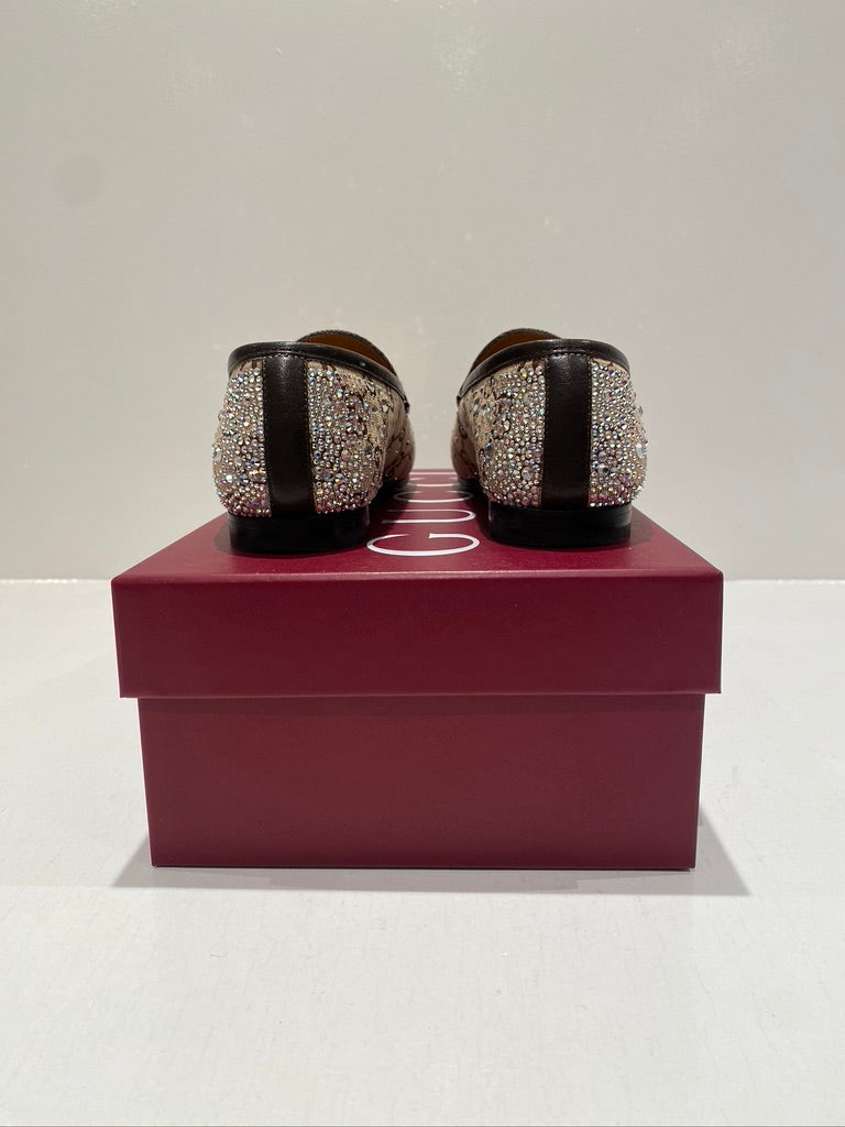 Gucci Jordaan loafer-sko - Str 38,5  almindelige i str  - (Nypris 7.150 kr)