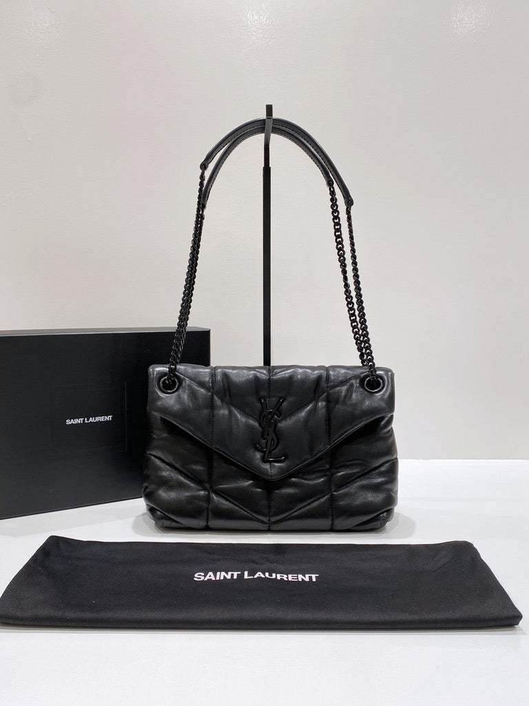 Saint Laurent Small Puffer - Lamb - (Nypris 19.875)