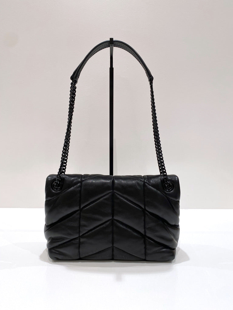 Saint Laurent Small Puffer - Lamb - (Nypris 19.875)