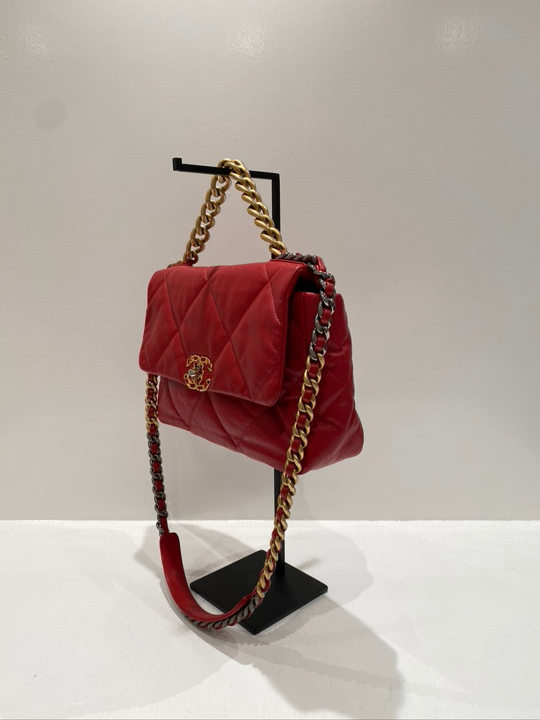 Chanel 19 Large Handbag/Crossbody Taske - (Nypris 52.000 kr)