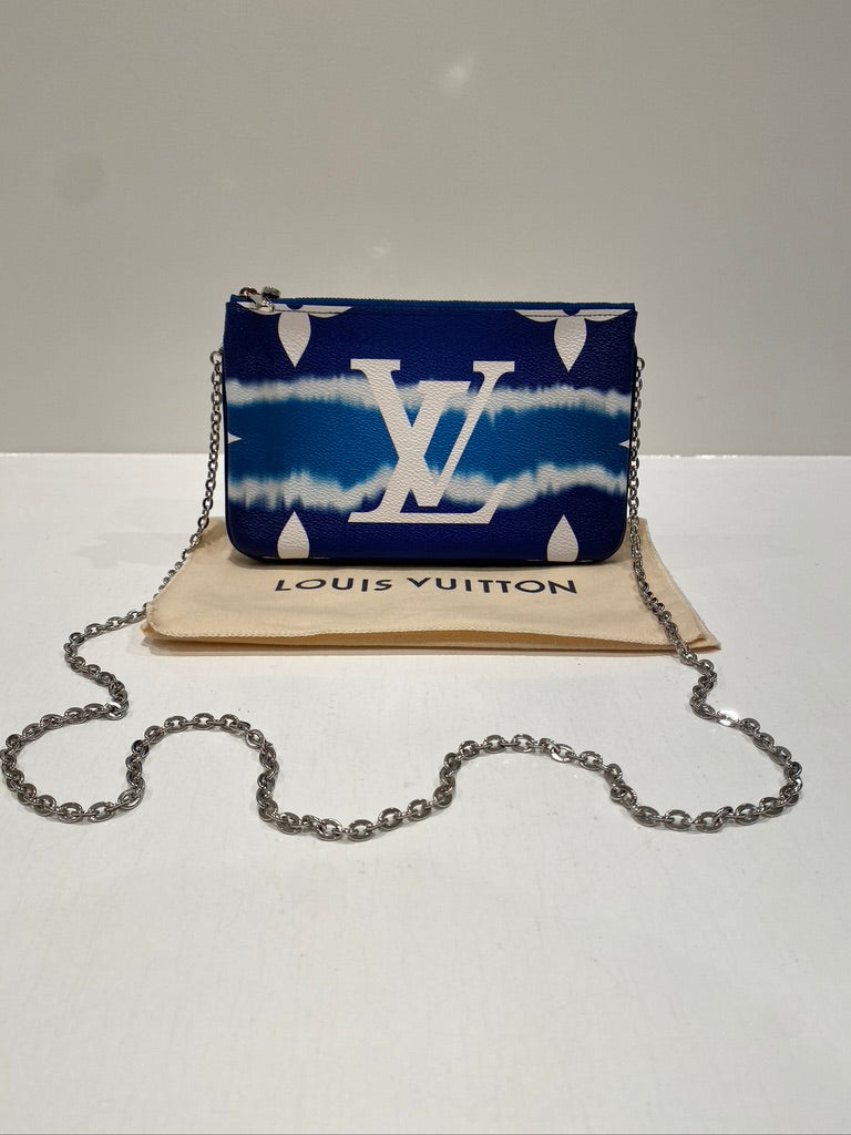 Louis Vuitton Limited Edition - Monogram Giant Escale Double Zip Pochette Taske - Monogram Canvas