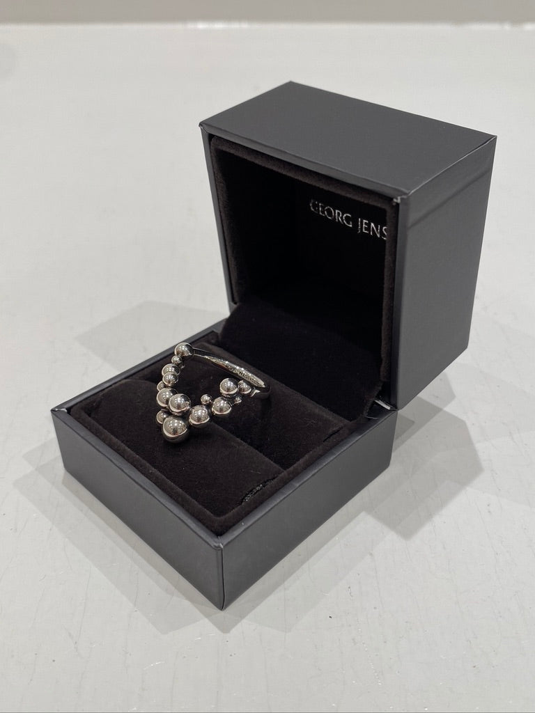Georg Jensen Moonlight Grapes - Sølvring str 57 - (Nypris ca 2.200 kr)
