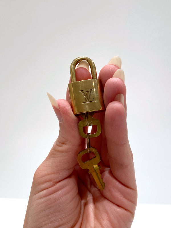 Louis Vuitton Hængelås - Guldfarvet