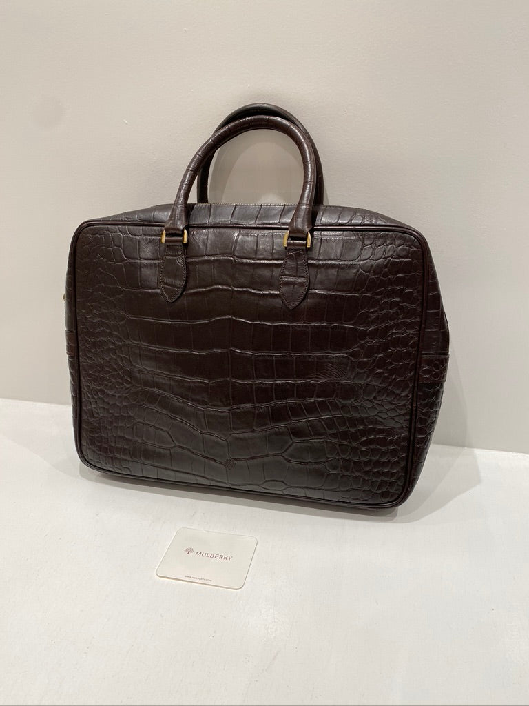 Mulberry Briefcase/Arbejdstaske Med Plads Til Computer