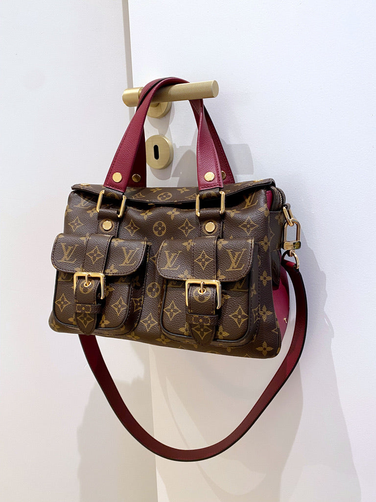 Louis Vuitton Manhatten Mng Raisen Monogram Bag/Taske