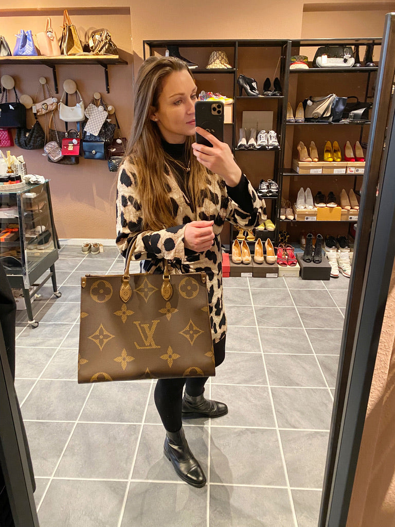 Louis Vuitton On The Go Gm Taske - (Nypris 20.400 kr)