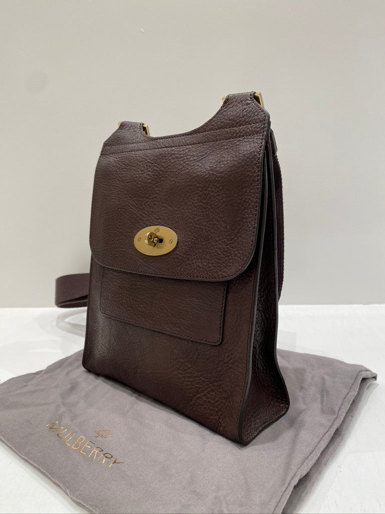 Mulberry Small Messenger Bag - Mørkebrun