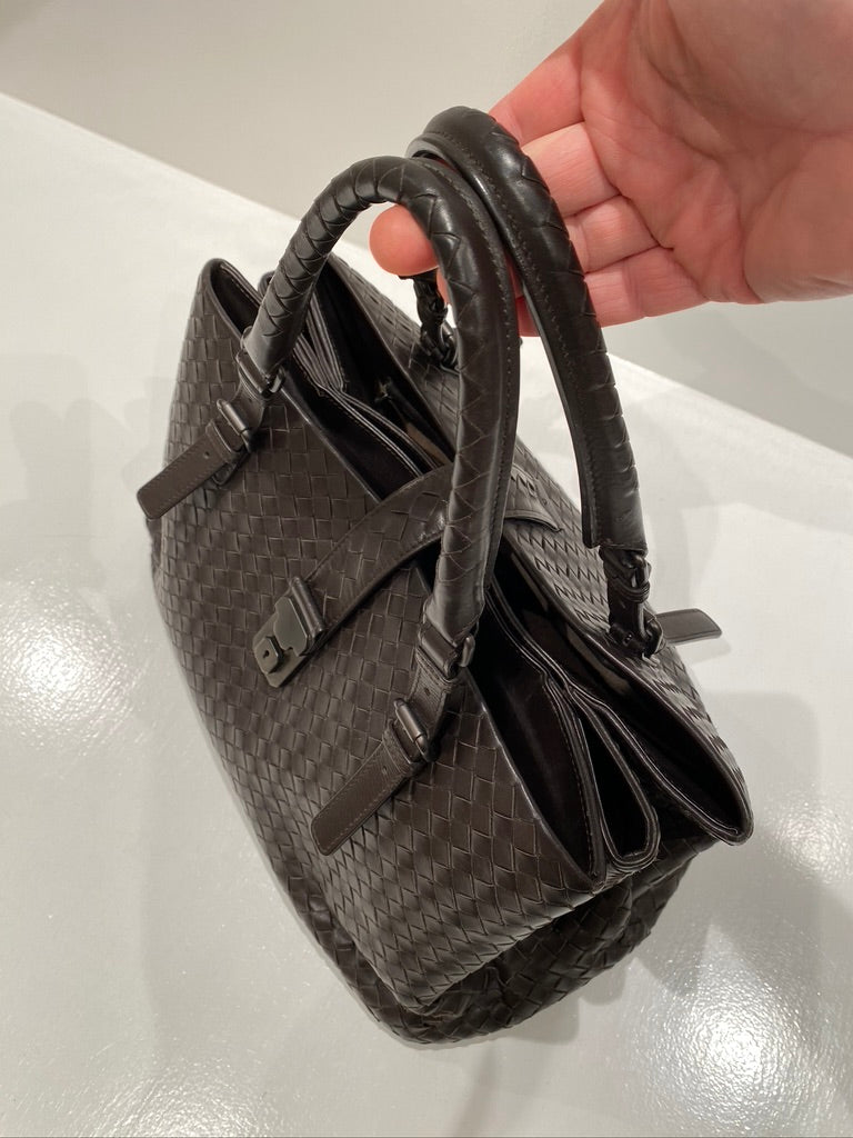 Bottega Veneta Roma Bag - Mørkebrun