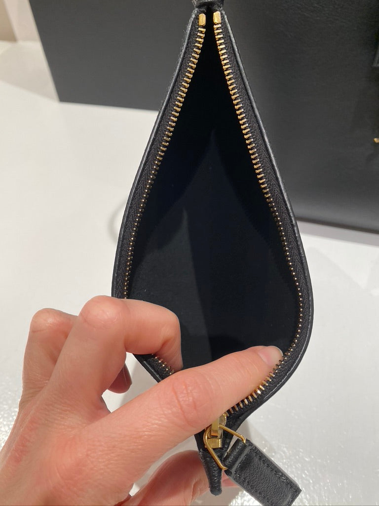 Saint Laurent East/West Shopping Tote i sort læder - (Nypris 1250 Euro/ca 9.340kr)