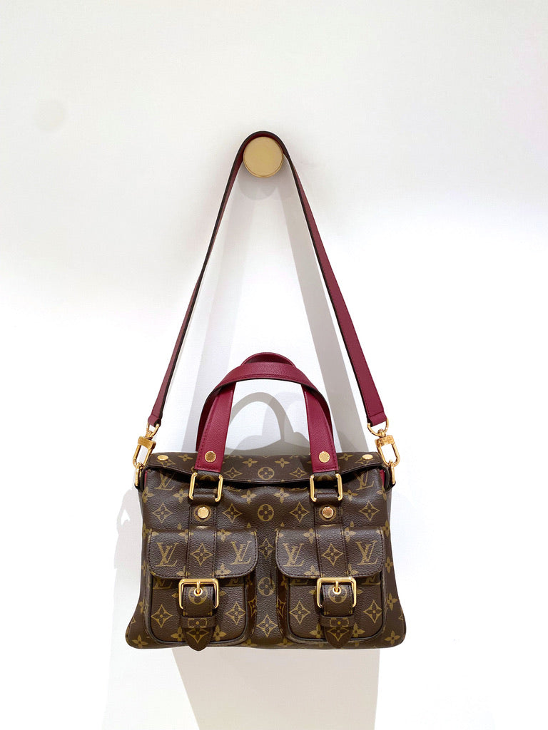Louis Vuitton Manhatten Mng Raisen Monogram Bag/Taske