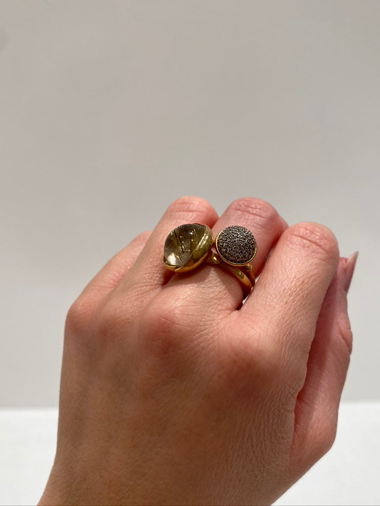 Ole Lynggaard Lotus Ring 4 - Custommade - (Nypris ca 55.000 kr)