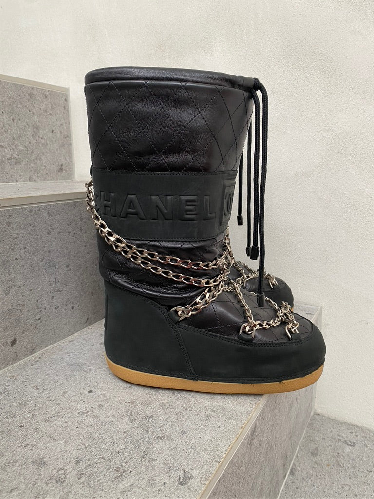 Chanel Moon Boots/Snow Boots - Str 35-37 - (Nypris ca 10-15.0000 kr for lignende støvler)
