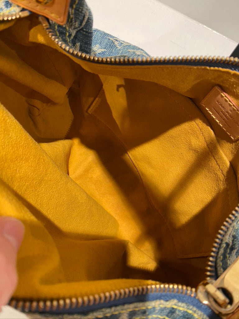 Louis Vuitton Monogram Denim Baggy PM Bag/Taske