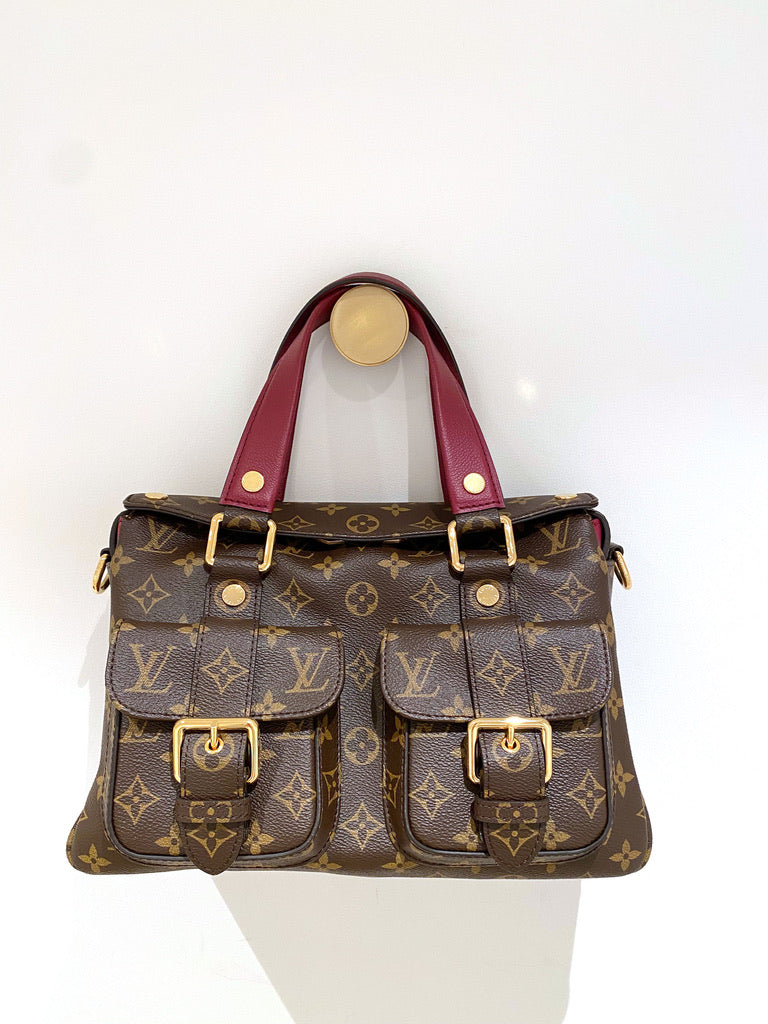 Louis Vuitton Manhatten Mng Raisen Monogram Bag/Taske