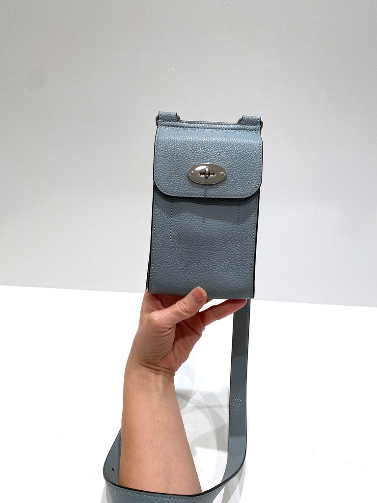 Mulberry Mini Antony Taske - Lyseblå - (Nypris ca 3.900 kr)