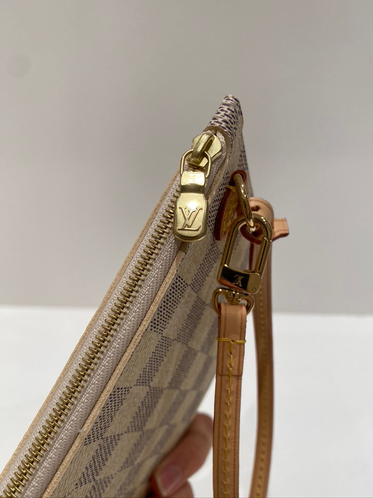 Louis Vuitton Clutch Damier Azur -  (Fra Neverfull Taske)