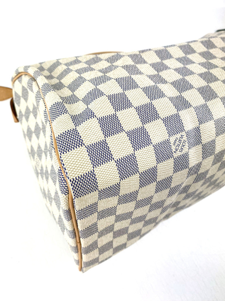 Louis Vuitton - Speedy 35 Damier Azur - (Nypris 10.800 kr)