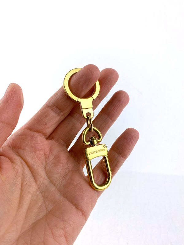 Louis Vuitton Nøglering/Taskeforlænger - Guldfarvet