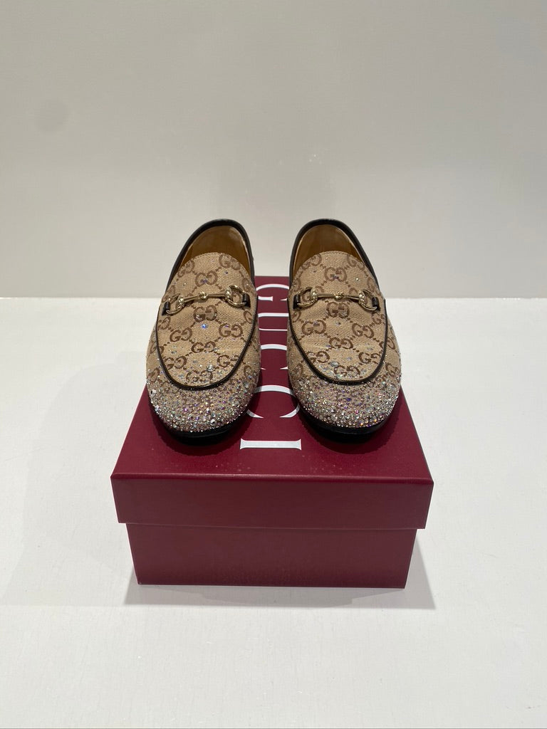 Gucci Jordaan loafer-sko - Str 38,5  almindelige i str  - (Nypris 7.150 kr)