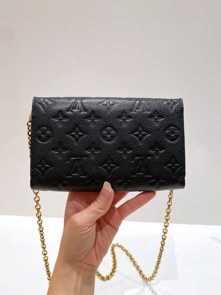 Louis Vuitton Vavin Wallet On Chain - Noir