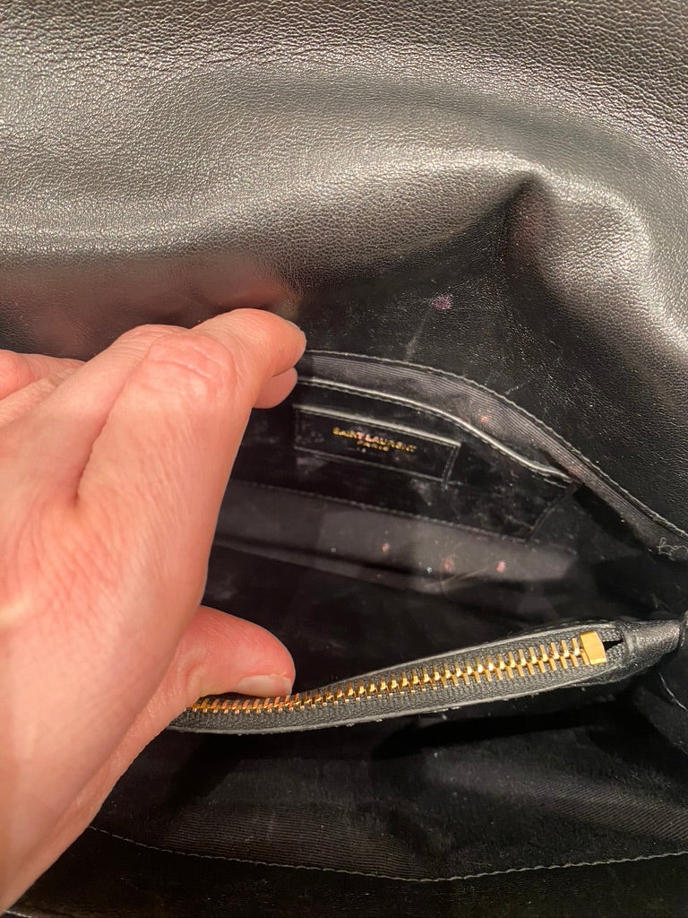 Saint Laurent Medium College Bag - Sort. (Nypris ca 16.000 kr)