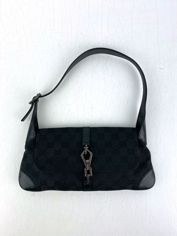 Gucci Lille Skuldertaske - Sort Monogram