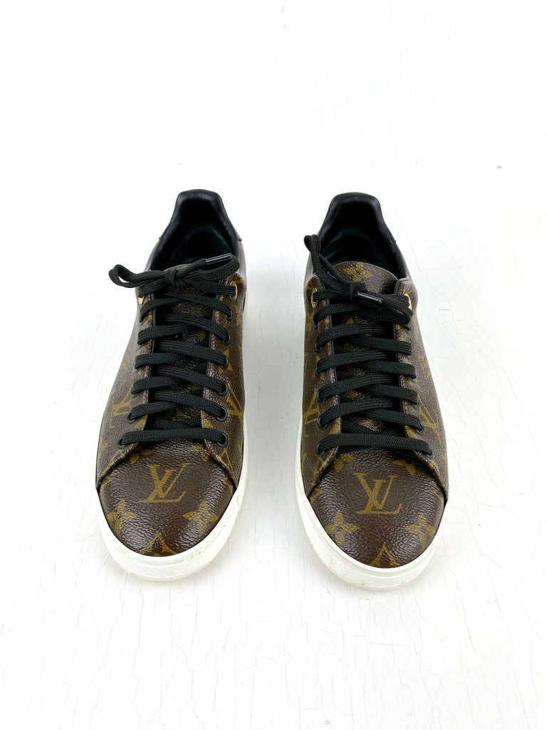 Louis Vuitton Trainer/Sneakers - Str 38,5 - Bemærk De Er Store I Størrelsen! - (Nypris ca 6.500 kr)