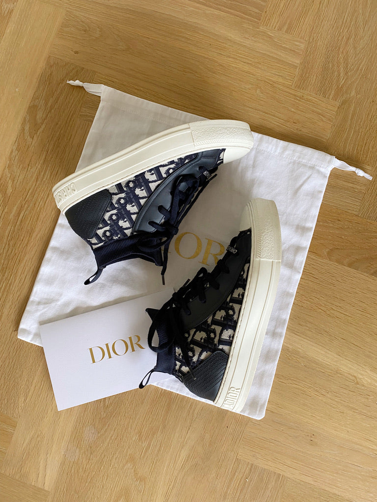 Dior - Walk'n'Dior Sneaker - Str 37,5 - (Nypris ca 7.385 kr/ 990 Euro)