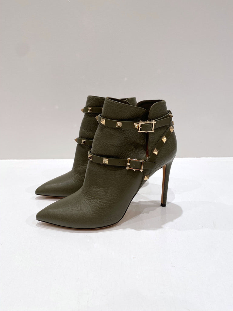 Valentino Ankle Boots/Støvler - Str 38,5 - (Nypris ca 8.500 kr)