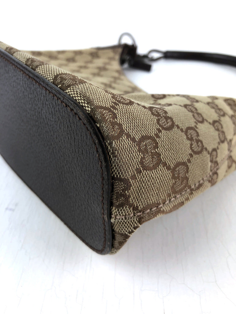 Gucci Monogram Taske - Brun