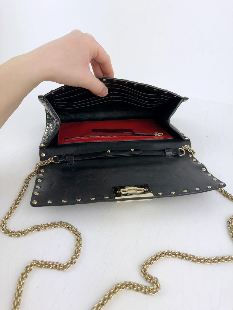 Valentino Rockstud Spike Nappa Leather Crossbody - (Nypris 13.940 kr)